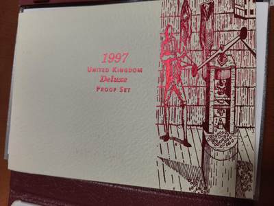 长老汇蛇年精选第四十六场拍卖 1997英国10枚精制币豪华套装，盒证全