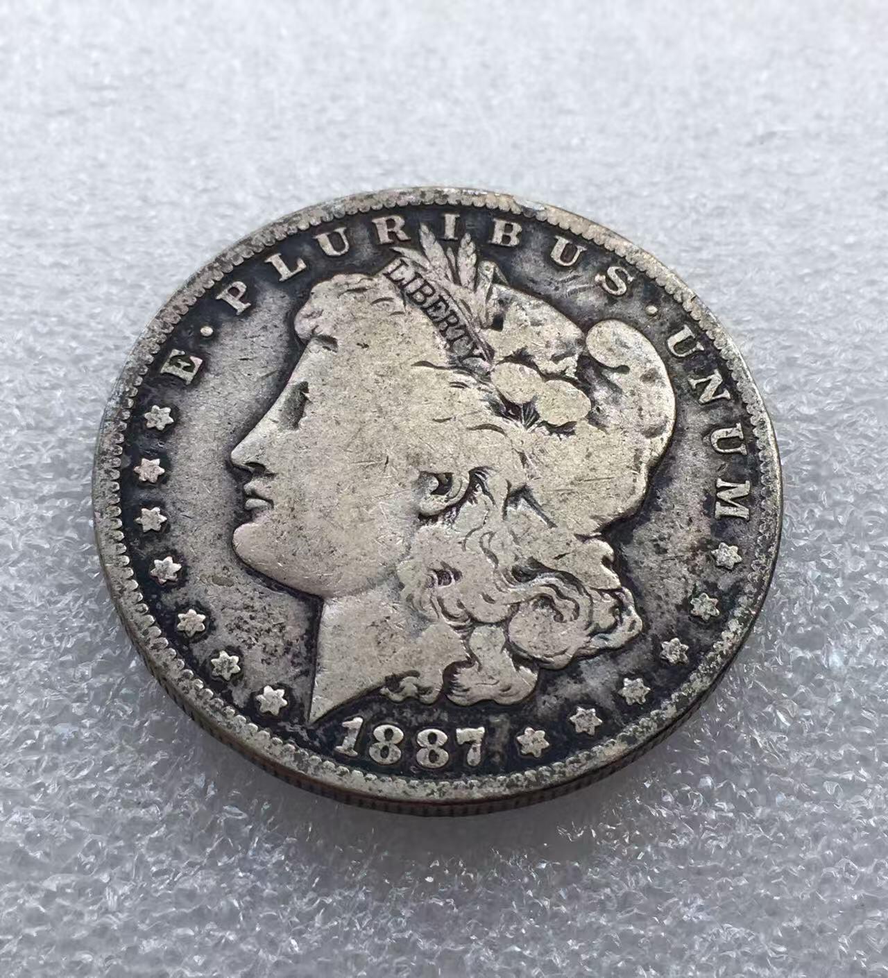 世界钱币专场拍卖 美国1887年O版摩根女神一美元银币