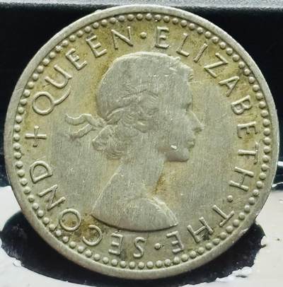 文馨钱币收藏第 272 场， 长期接收代拍品 - 1957 年英属新西兰伊丽莎白二世 第二版 3 便士