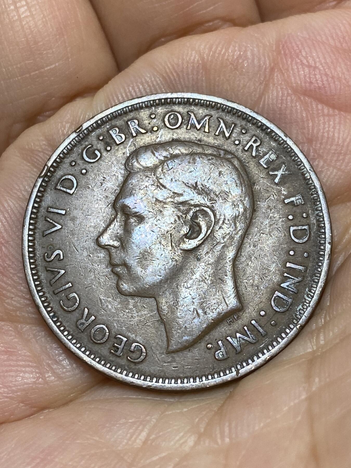 2025年第九十一场(总第一百一十七场）外国好品散币(免佣金) 英国🇬🇧1938年1便士(乔治六世第一版)