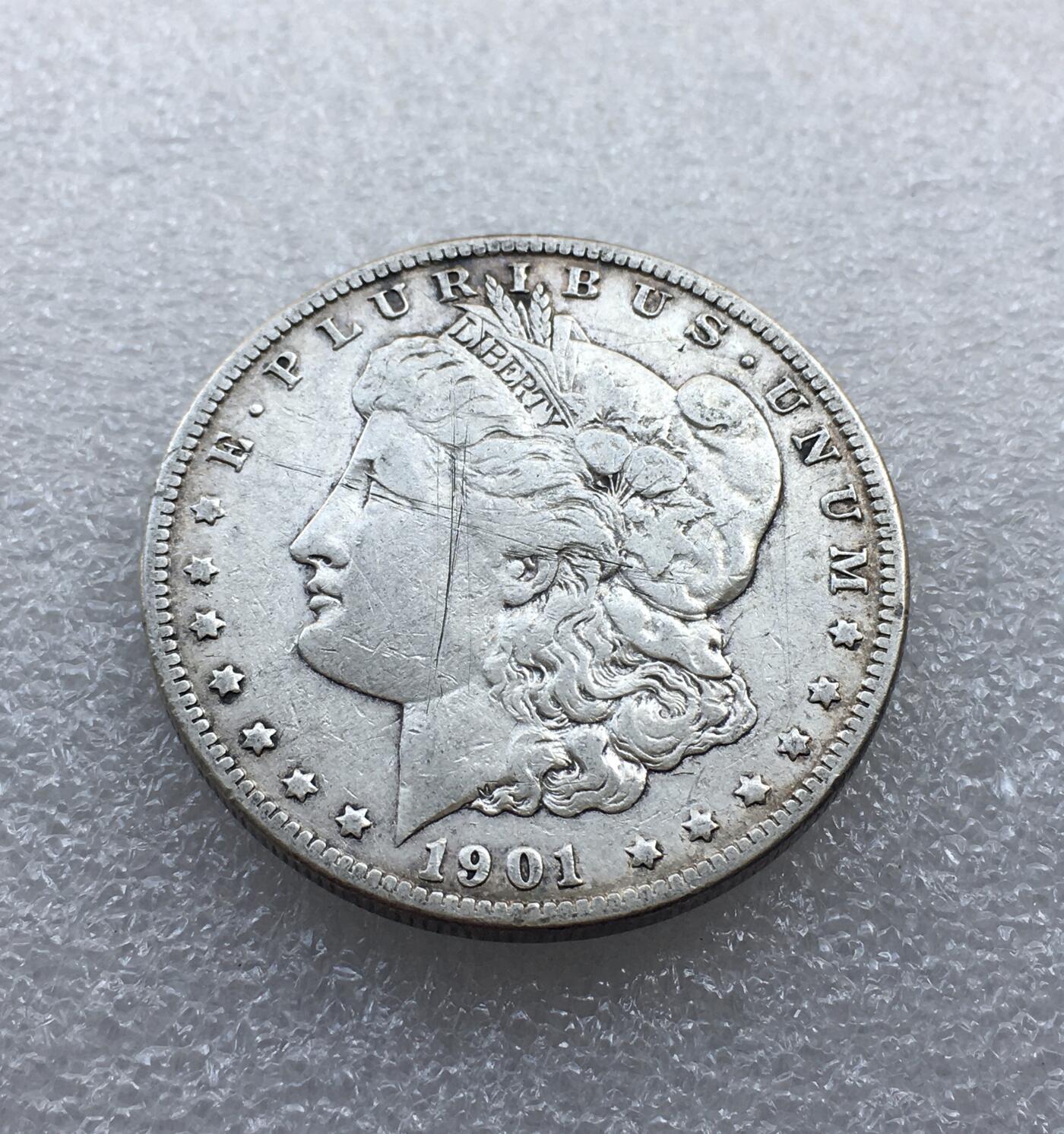世界钱币专场拍卖 美国1901年O版摩根女神一美元银币