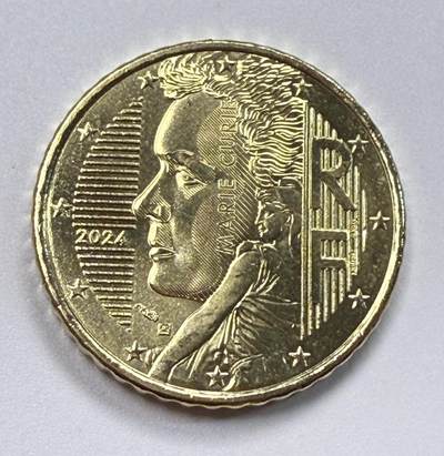 2025年世界硬币大奖-获奖币-最佳流通币-法国2024年 玛丽·居里 50欧分流通币 - 2025年世界硬币大奖-获奖币-最佳流通币-法国2024年 玛丽·居里 50欧分流通币