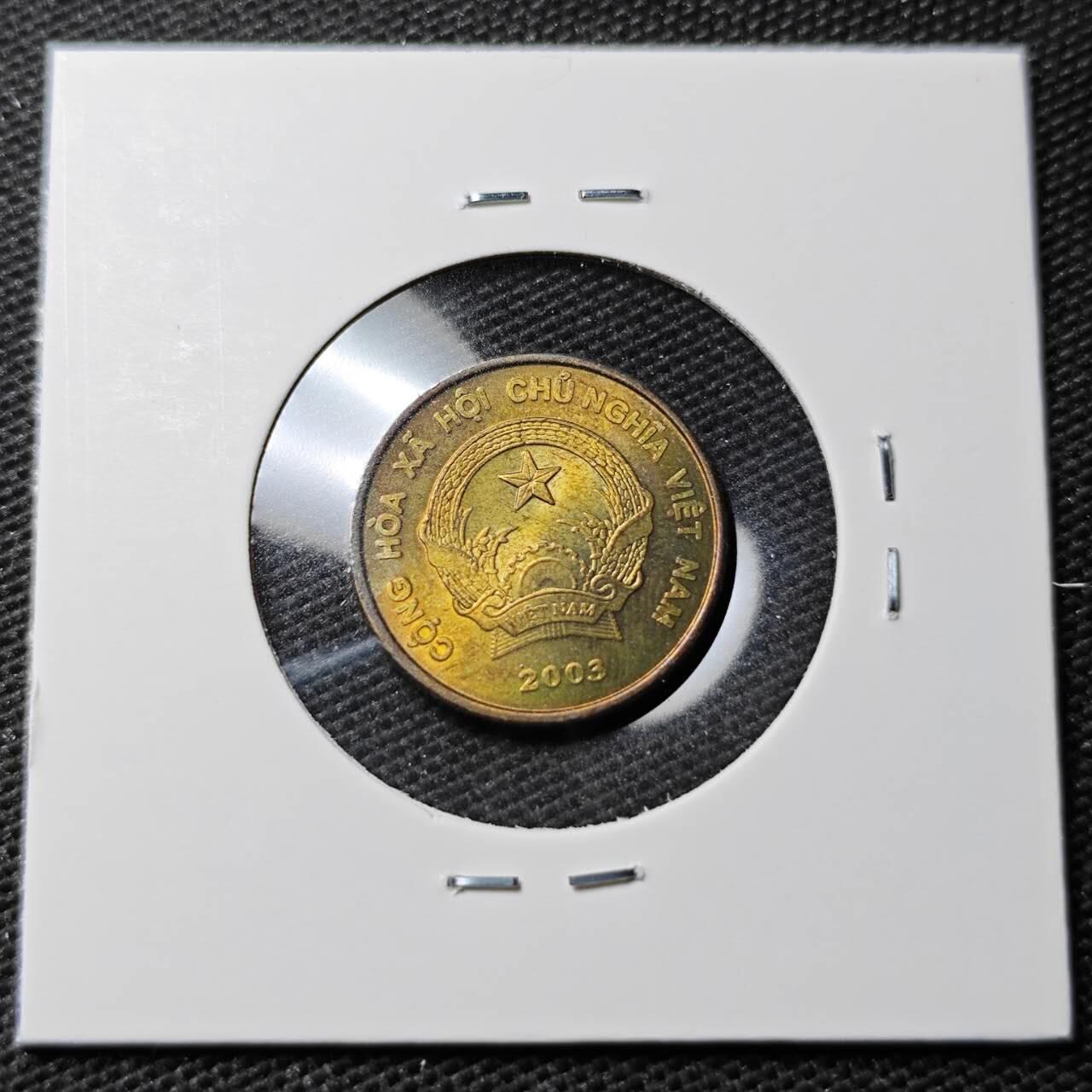 KK钱币收藏小铺 第337场 2月预留时间 周末发货 2003越南1000盾 好品