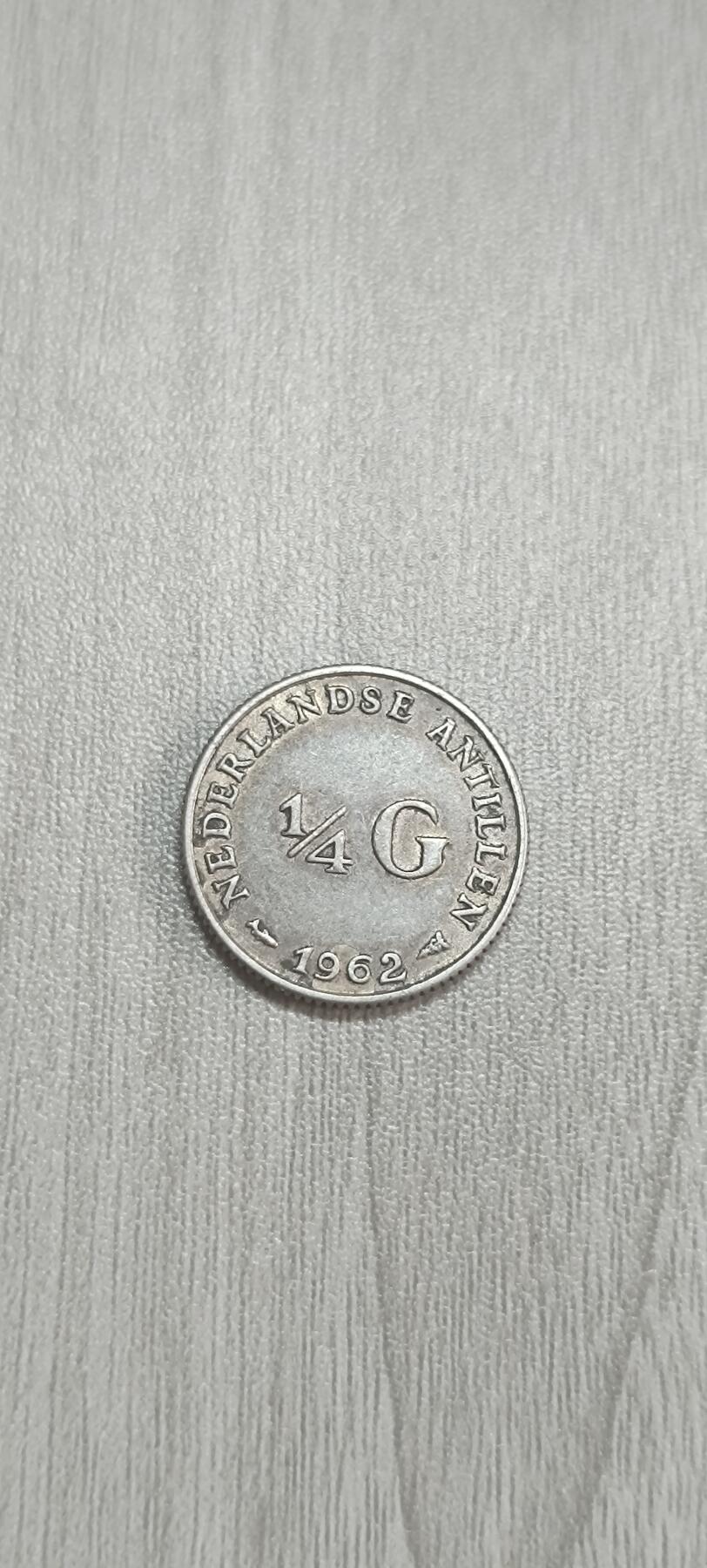 如意阁邮票明信片钱币等混合场第十九场（包涵客户送拍藏品） 荷兰1/4小银币