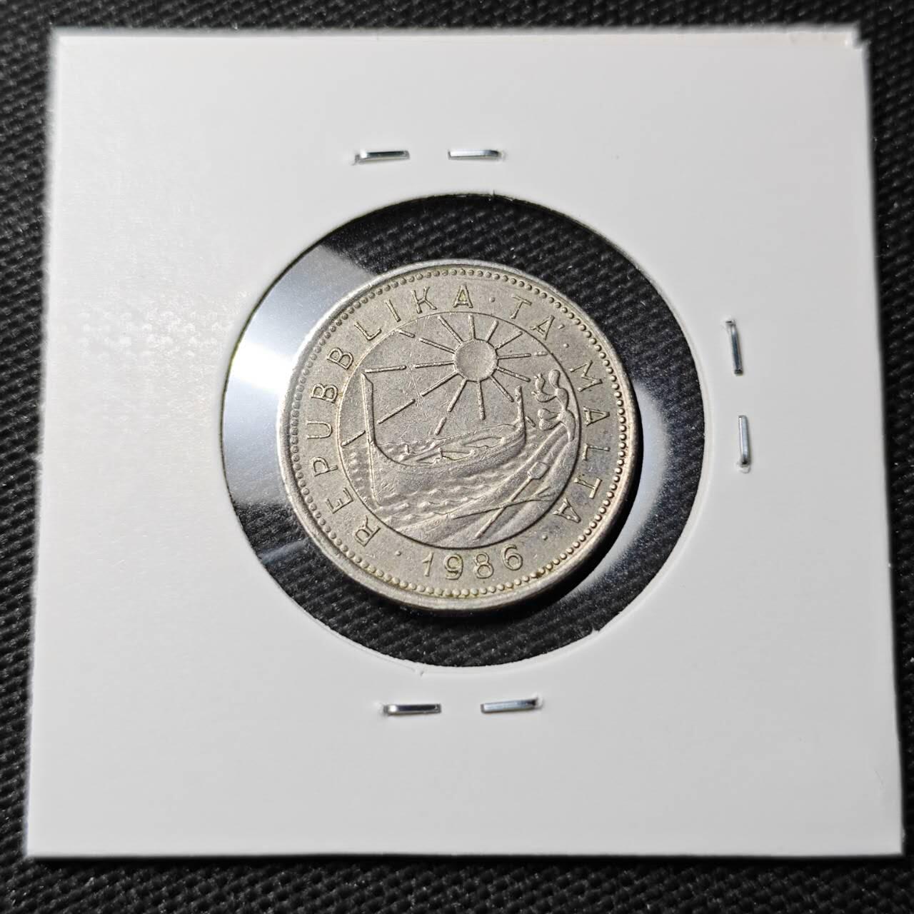 KK钱币收藏小铺 第337场 2月预留时间 周末发货  1986马耳他10分