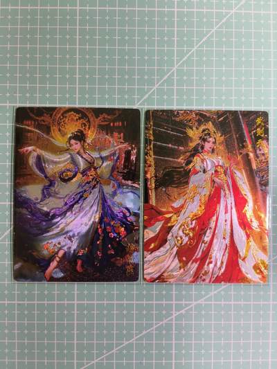 C先生卡牌 第12期 神州百花谱·西游姬·人间传·Art系列(持续收拍品中) - 【粗闪】奇点 盲包系列《张飞燕+武则天》2张