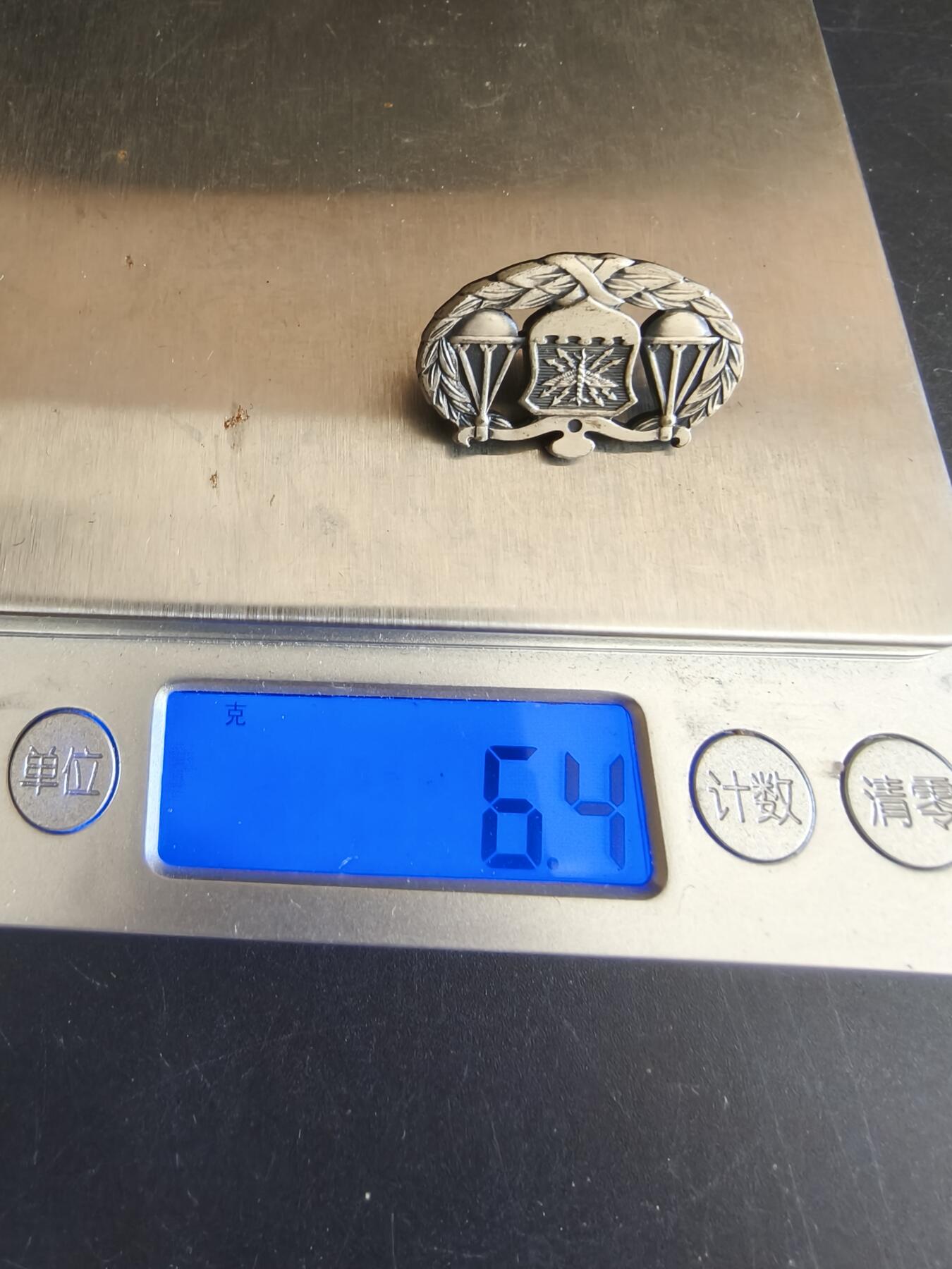 老王徽章第149期 美国空军军法署署长领章   925银   6.4g