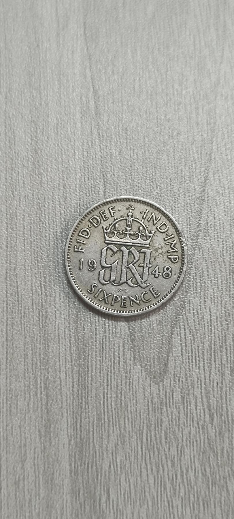 如意阁邮票明信片钱币等混合场第十九场（包涵客户送拍藏品） 英国乔六六便士小银币