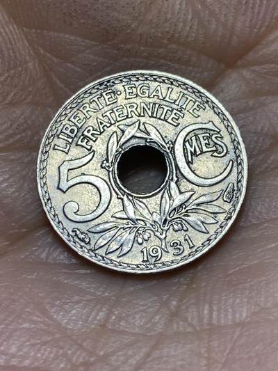 2025年第九十一场(总第一百一十七场）外国好品散币(免佣金) - 法兰西第三共和国1931年5生丁