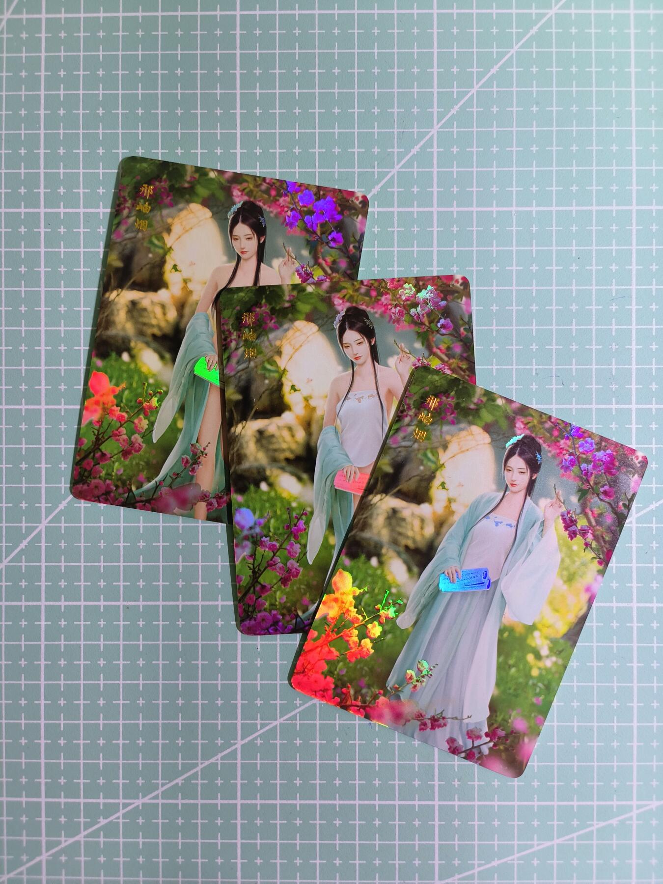 C先生卡牌 第12期 神州百花谱·西游姬·人间传·Art系列(持续收拍品中) 【彩闪】燎原《梦回红楼》邢岫烟 三渐变