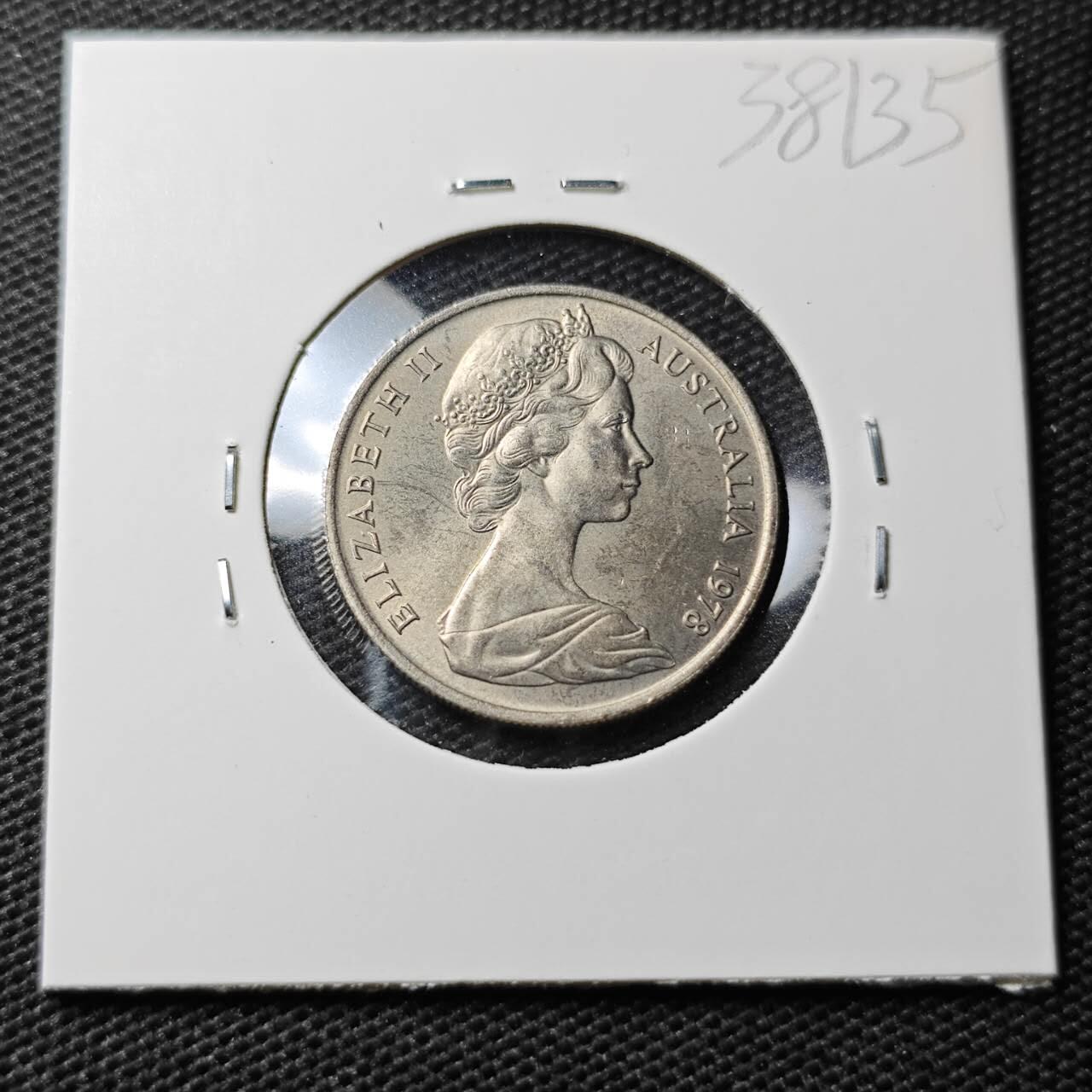 KK钱币收藏小铺 第338场 2月预留时间 周末发货 1978澳大利亚10分好品
