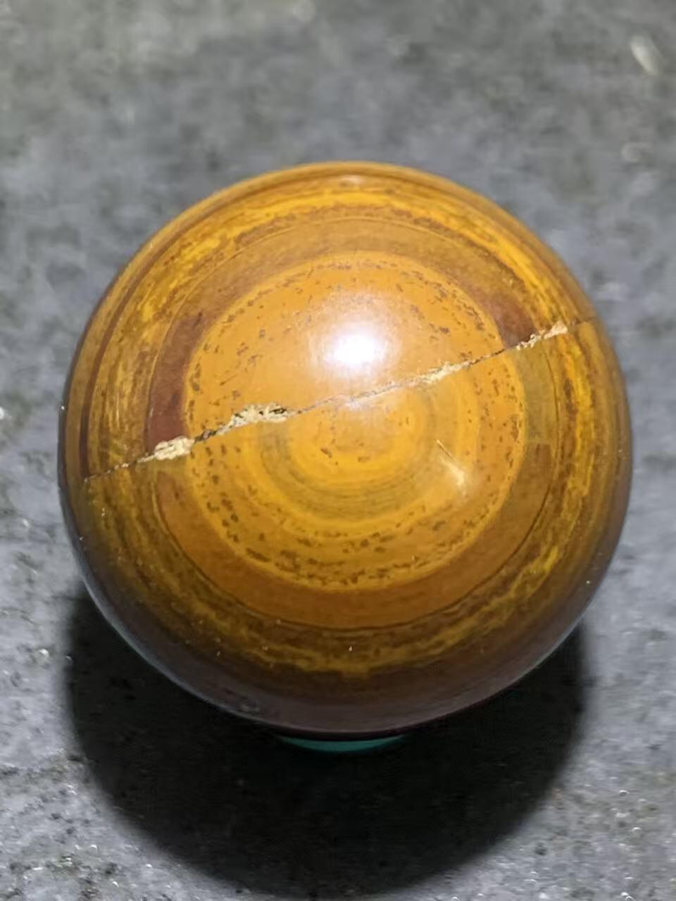 天然眼睛石通货大圆珠一颗
