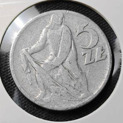 KK钱币收藏小铺 第338场 2月预留时间 周末发货 - 1959波兰 5兹罗提