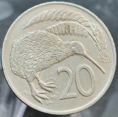 文馨钱币收藏第 272 场， 长期接收代拍品 - 1972 年英属新西兰 20 分