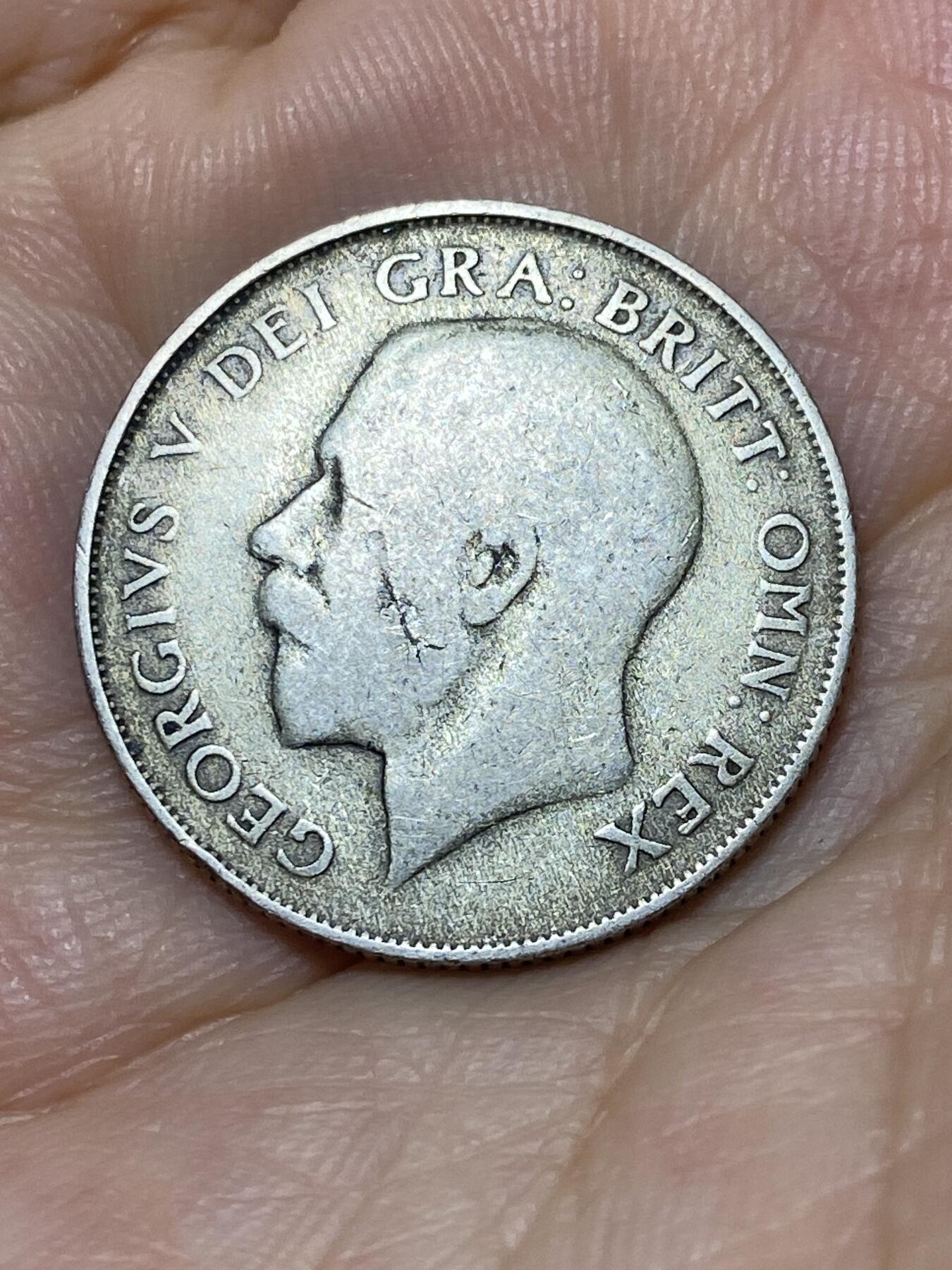 2025年第九十二场(总第一百一十八场）外国好品散币(免佣金) 英国🇬🇧1921年1先令银币(乔治五世第二版，500银)