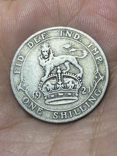 2025年第九十二场(总第一百一十八场）外国好品散币(免佣金) - 英国🇬🇧1921年1先令银币(乔治五世第二版，500银)