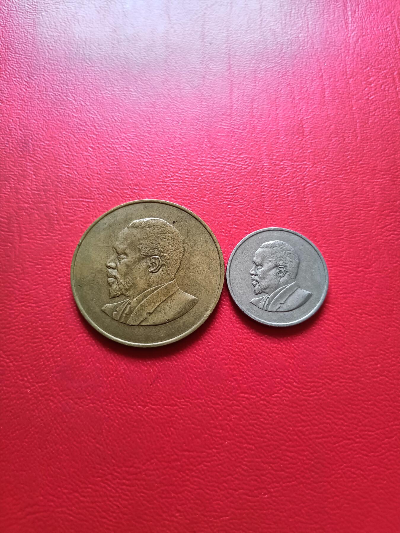 【云涧收藏】第六十三场 肯尼亚1968年10、50分2枚