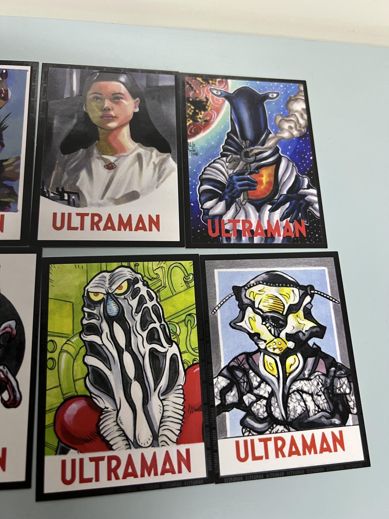 零元拍：RRParks Ultraman Seven  赛文奥特曼 圆谷公司 赛文奥特曼 手绘复刻卡 超人气怪兽很多 非常稀有 大比例 10张一起拍！编号见卡背 