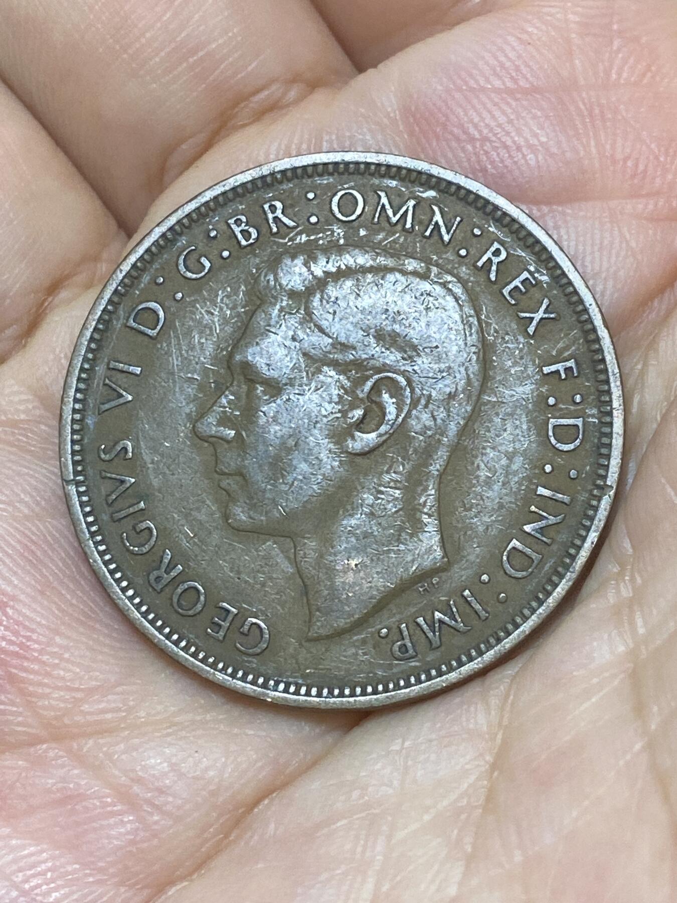 2025年第九十二场(总第一百一十八场）外国好品散币(免佣金) 英国🇬🇧1938年1便士(乔治六世第一版)
