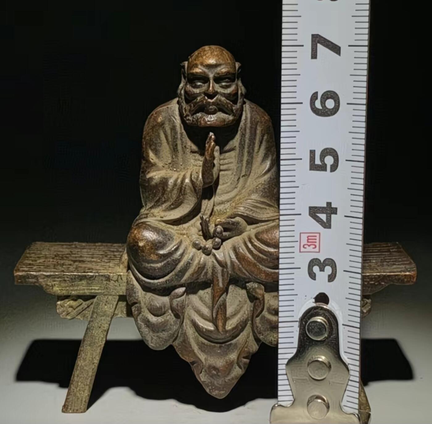 达摩祖师板凳佛摆件