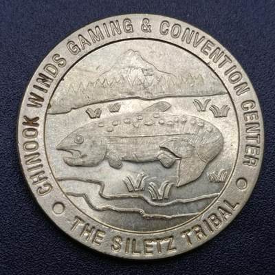 【淘币小摊】实时拍第七百四十五拍  散币场  满百包邮可预留二周 每周一统一发货   - 美国俄勒冈州林肯城赌城1美元代币