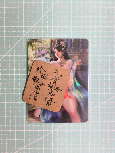 C先生卡牌 第12期 神州百花谱·西游姬·人间传·Art系列(持续收拍品中) - 【彩闪】卡将《欲女传》琴操 艺术卡