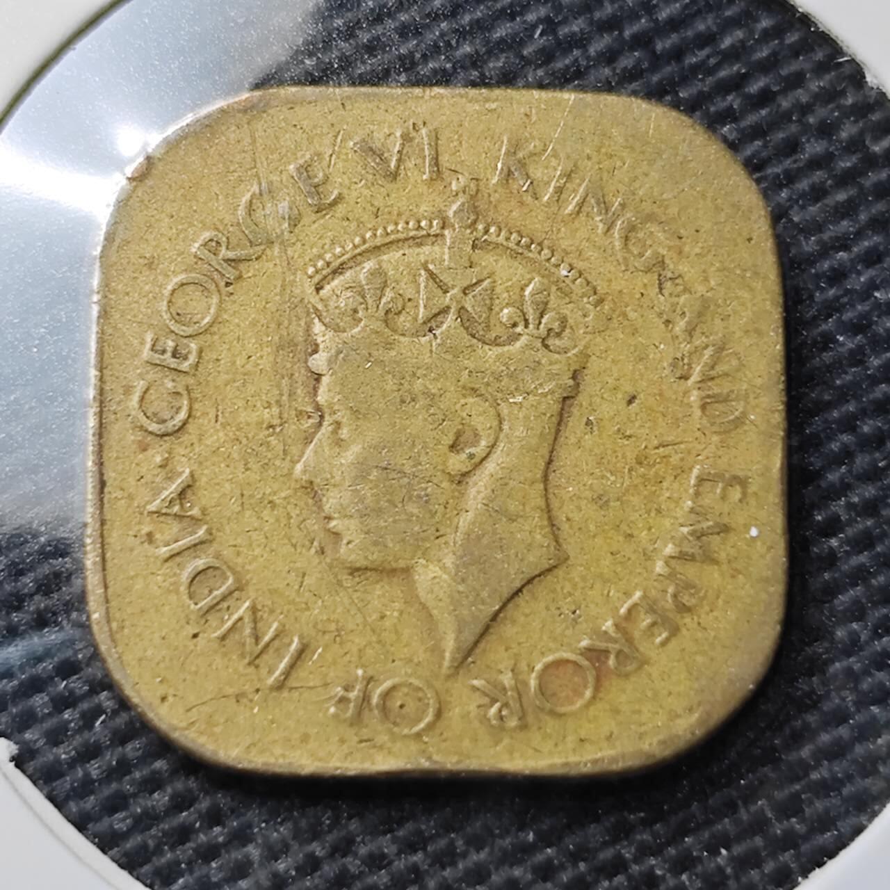 KK钱币收藏小铺 第338场 2月预留时间 周末发货 1943英属锡兰5分 