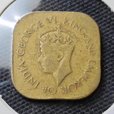 KK钱币收藏小铺 第338场 2月预留时间 周末发货 - 1943英属锡兰5分 