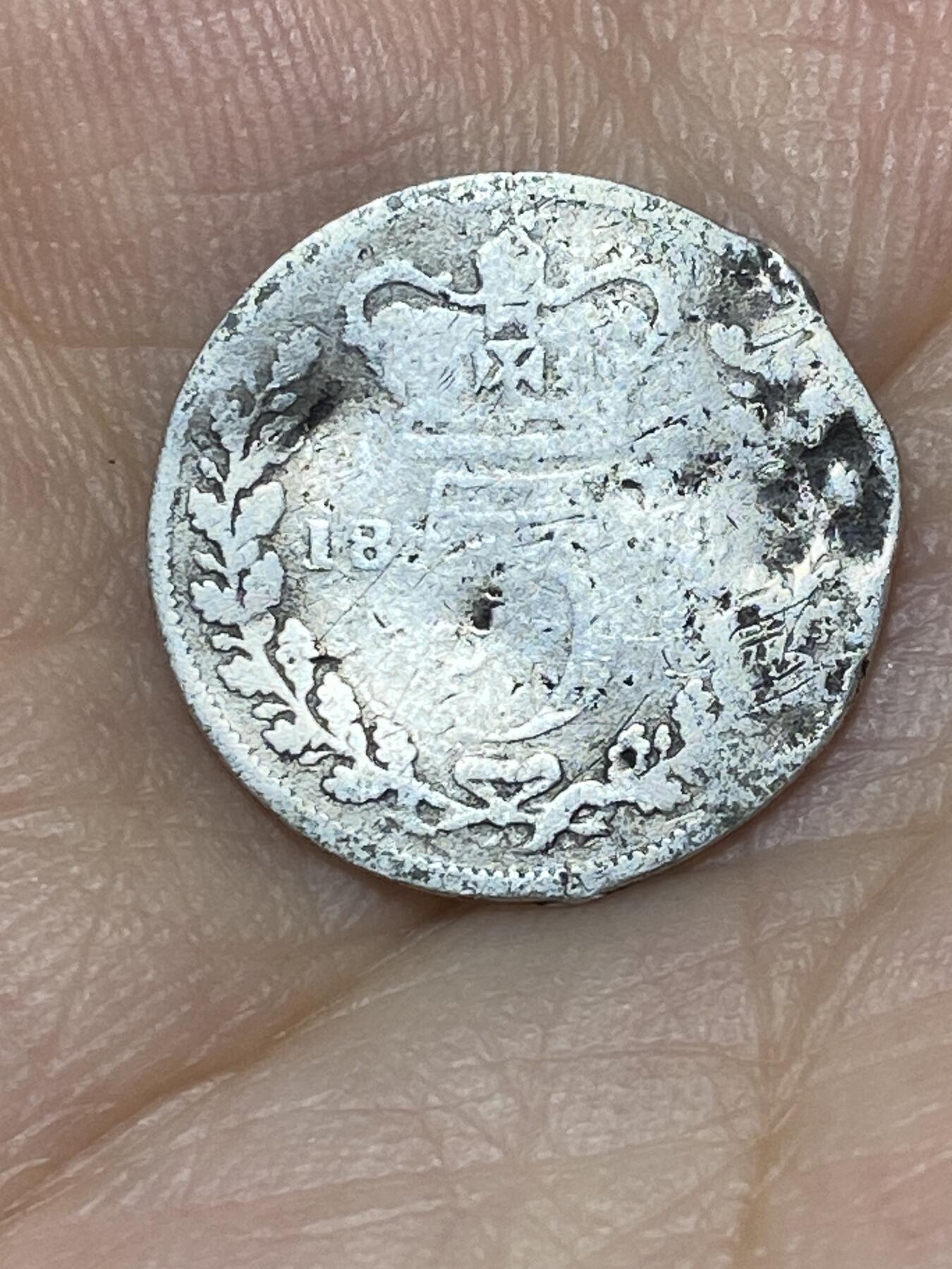 2025年第九十二场(总第一百一十八场）外国好品散币(免佣金) 英国🇬🇧1868年3便士银币(维多利亚女王青年头像，925高银)
