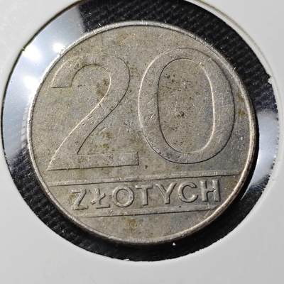 KK钱币收藏小铺 第337场 2月预留时间 周末发货 -  1989波兰20兹罗提