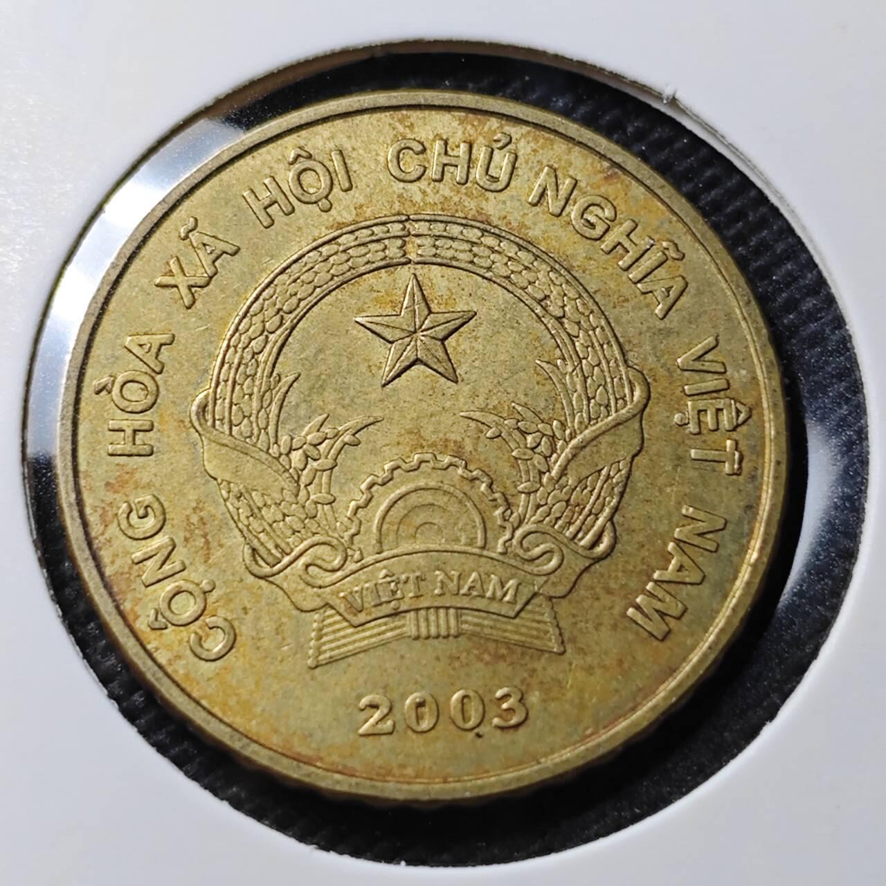 KK钱币收藏小铺 第337场 2月预留时间 周末发货 2003越南5000盾