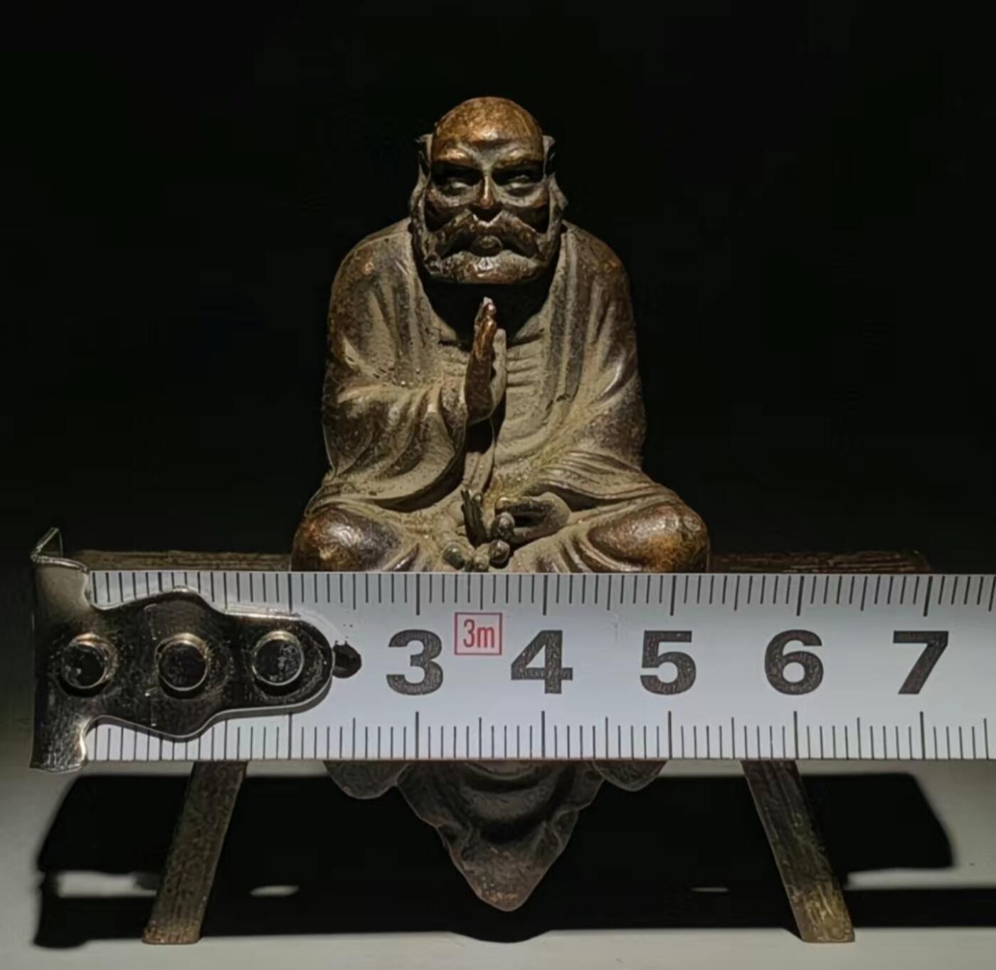 达摩祖师板凳佛摆件