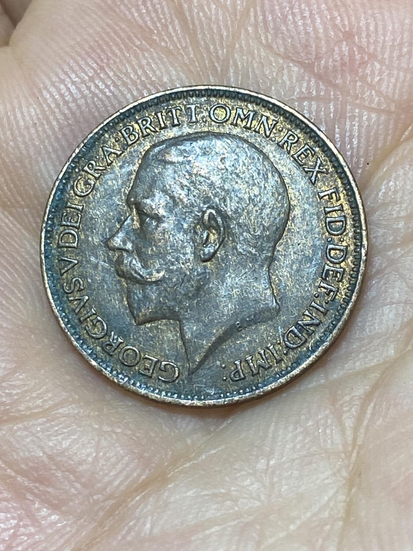 2025年第九十二场(总第一百一十八场）外国好品散币(免佣金) 英国🇬🇧1923年1法新(乔治五世第二版)