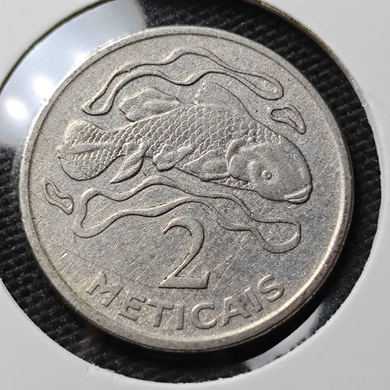 KK钱币收藏小铺 第337场 2月预留时间 周末发货 2006，莫桑比克2梅蒂卡尔