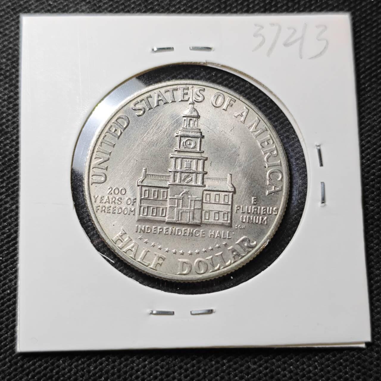 KK钱币收藏小铺 第337场 2月预留时间 周末发货 1976美国50分 建国200周年纪念