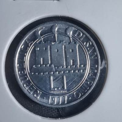 沼泽如烟--第841场 - 圣马力诺1977年1里拉FAO