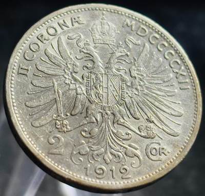 文馨钱币收藏第 272 场， 长期接收代拍品 - 稀少 1912 年奥地利约瑟夫一世 2 克朗银币，首年版只发行两年 835 银