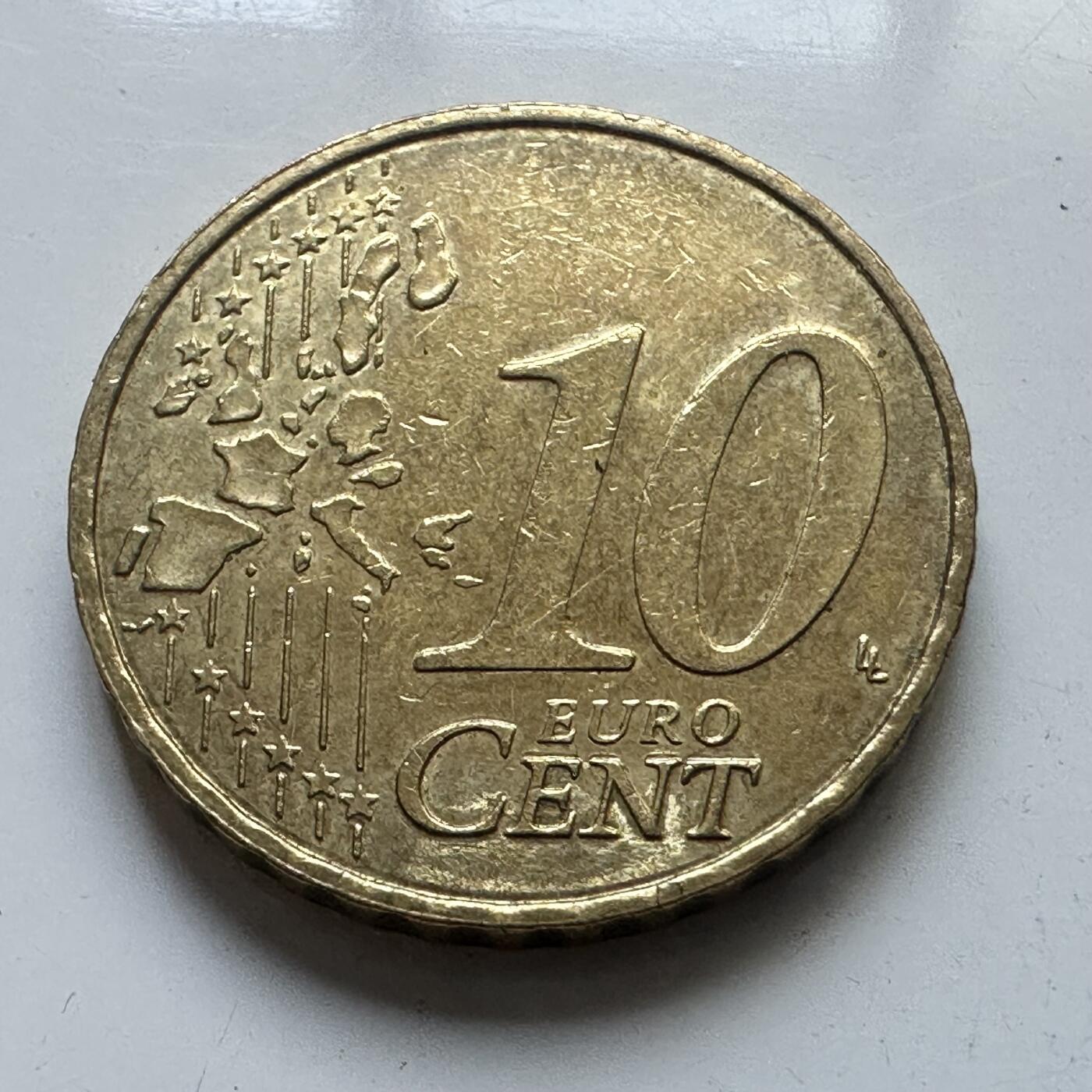 🌹外币初藏🌹🐯2025年第102场 周二无佣金特价场 比利时2001年10欧分