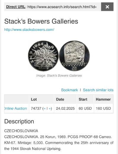 《竞宝斋》第419场 周日，周一，2场连拍 （全场包邮） 亚军分 NGC PF68CAMEO 捷克斯洛伐克 1969年斯洛伐克民族起义25周年纪念银币 捷克纪念币总筋 同分成交1450  发行量5000枚
