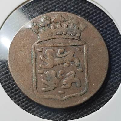 KK钱币收藏小铺 第337场 2月预留时间 周末发货 - 1792荷属东印度 打制铜币