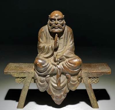 达摩祖师板凳佛摆件 - 达摩祖师板凳佛摆件