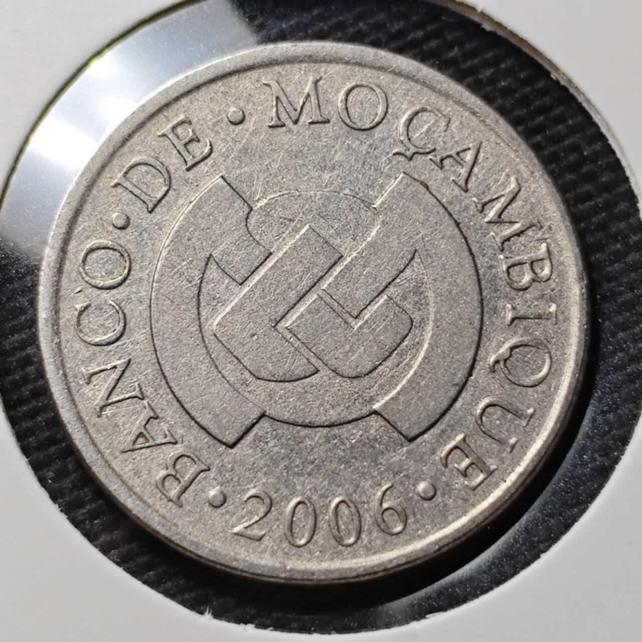 KK钱币收藏小铺 第337场 2月预留时间 周末发货 2006，莫桑比克2梅蒂卡尔