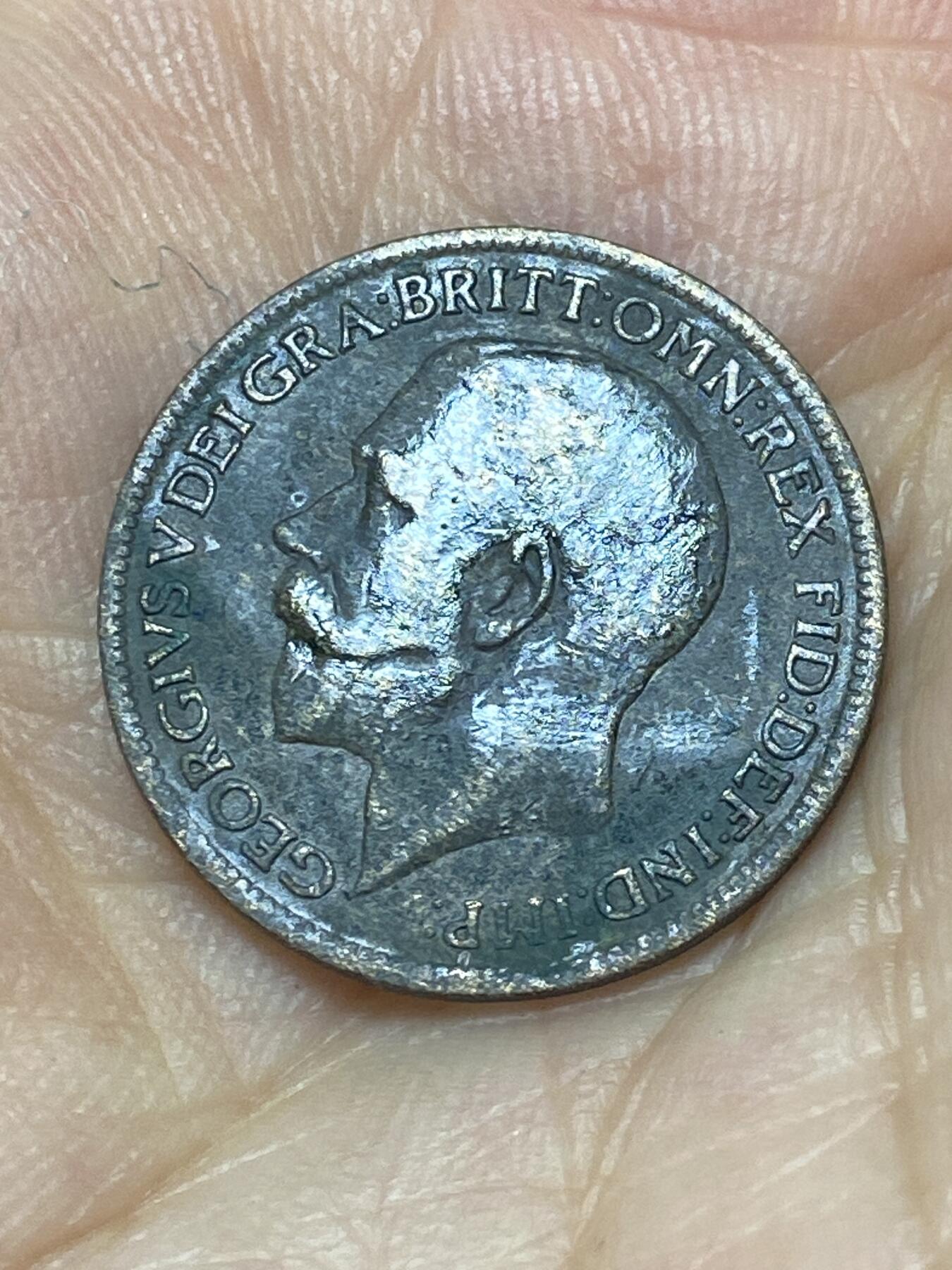 2025年第九十二场(总第一百一十八场）外国好品散币(免佣金) 英国🇬🇧1918年1法新(乔治五世第一版，关门年)