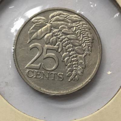 各国硬币第2期 无佣金 - 特立尼25分