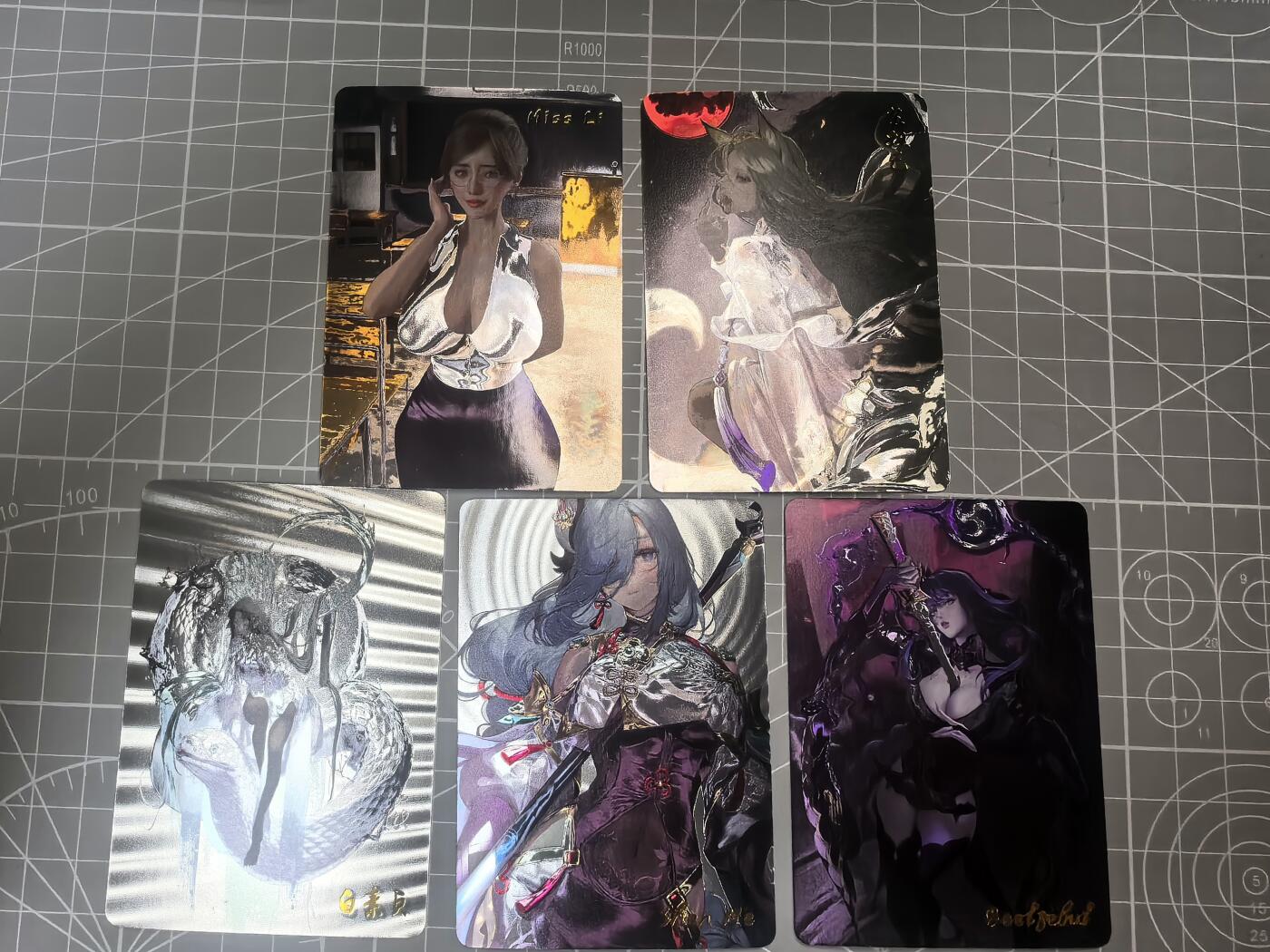 第十七场拍卖 结拍 9月17日晚21点10分 公益场 无佣金 无手续费 品控放大镜勿拍。卡牌出厂品质全部套膜不包厂瑕 禁止🚫小号抬价 部分卡牌设有底价 大家放心拍 点个关注哈 燎原卡牌 光耀单卡5张