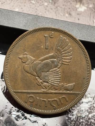 文馨钱币收藏第 272 场， 长期接收代拍品 - 1963 年英属爱尔兰 1 便士大铜币