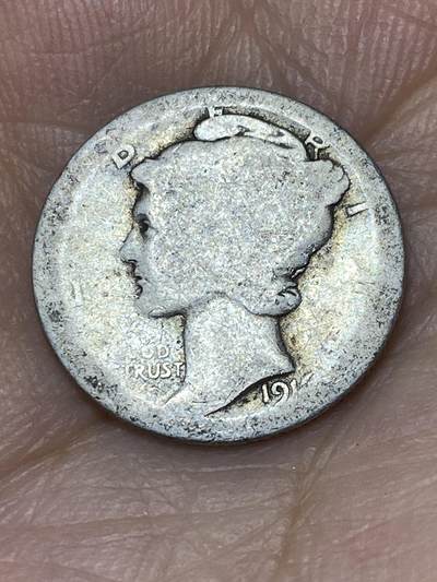 2025年第九十二场(总第一百一十八场）外国好品散币(免佣金) - 美国🇺🇸1916年1角银币(丘墨利1角，900银)