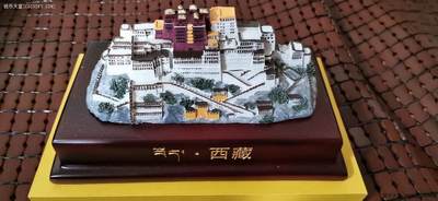 西藏拉萨布达拉宫模型艺术摆件 工艺品 全新 原包装 - 西藏拉萨布达拉宫模型艺术摆件 工艺品 全新 原包装