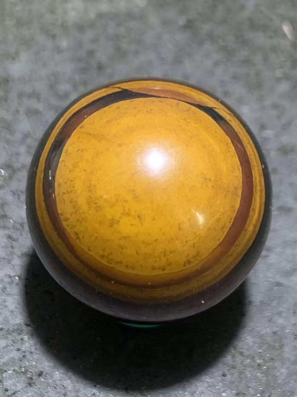 天然眼睛石通货大圆珠一颗