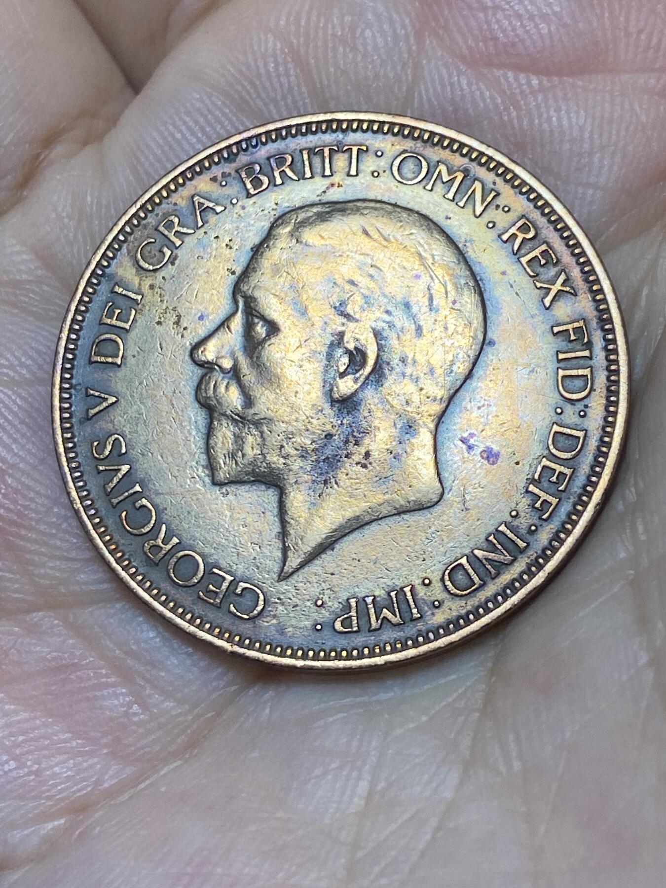 2025年第九十二场(总第一百一十八场）外国好品散币(免佣金) 英国🇬🇧1936年1便士(乔治五世逝世年，第三版关门年)